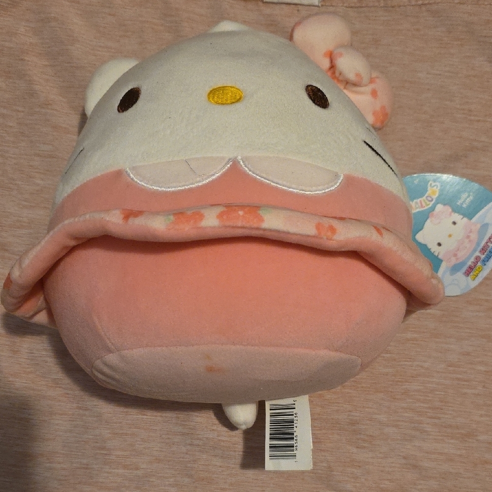 Hello Kitty Plush Toy - Pink and White
